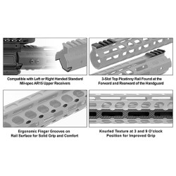 AR15 - Guardamano da 15" Ultra Slim Free Float M-Lok