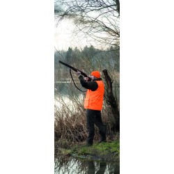 Gilet da caccia reversibile Verde/Arancio - Varie Taglie