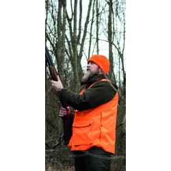 Gilet da caccia reversibile Verde/Arancio - Varie Taglie