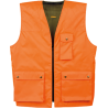 Gilet da caccia reversibile Verde/Arancio - Varie Taglie