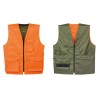 Gilet da caccia reversibile Verde/Arancio - Varie Taglie