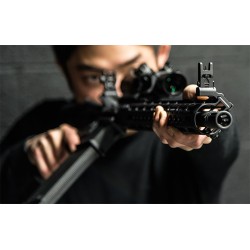 AR15 – Tacca di mira anteriore Flip Up inclinata a 45° - Picatinny