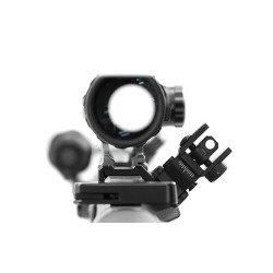 AR15 – Tacca di mira posteriore Flip Up inclinata a 45° - Picatinny