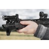 AR15 – Tacca di mira anteriore ultraslim regolabile – Picatinny