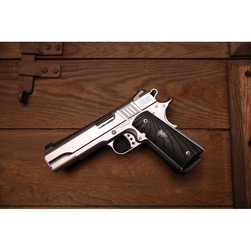 Cabot Gun S100 Government 1911 Style .45 ACP mancina G10 Fibonacci mirino al trizio e tacca regolabile Novak