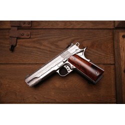 Cabot Gun Damascus Ladder Deluxe 1911 Style .45 ACP