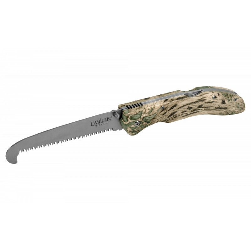 Camillus - Coltello pieghevole seghettato 25 cm Cloak ® mimetico