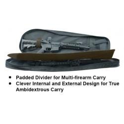 UTG ALPHA BATTLE CARRIER SLING 30" MULTI-FIREARM CASE BLU