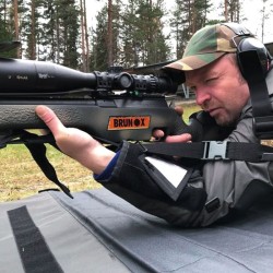 Cinghia per carabina a 2 o 3 punti stabilizzante