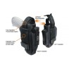 FONDINA  TACTICAL AMBIDESTRA COLORE NERO