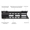AR15 - Guardamano Forerunner da 7" Free Float M-Lok