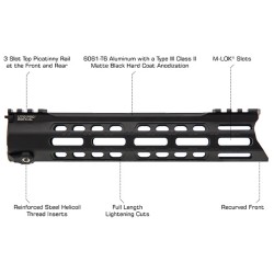 AR15 - Guardamano Forerunner da 10" Free Float M-Lok