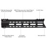 AR15 - Guardamano Forerunner da 10" Free Float M-Lok