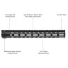 AR15 - Guardamano Arwen da 15" Free Float M-Lok