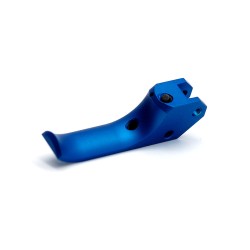 CZ - Grilletto ad uncino liscio Blu